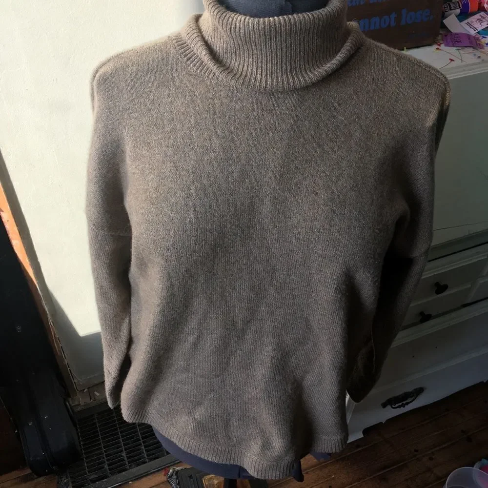 Michael Kors alpaca/merino wool cowl sweater